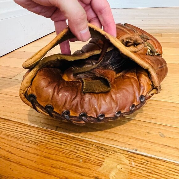 Vintage MICKEY MANTLE Rawlings Signature Model MM9 Baseball RHT Glove NY Yankee - Picture 9 of 16